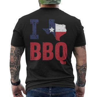 Texas Bbq Barbecue Men's T-shirt Back Print | Mazezy