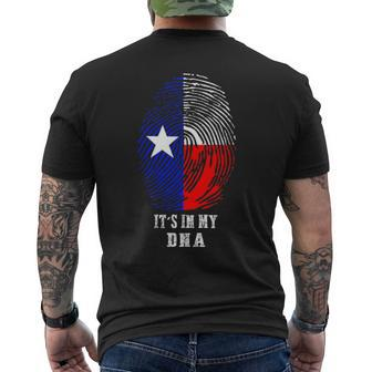 Texas Dna Men's T-shirt Back Print | Mazezy