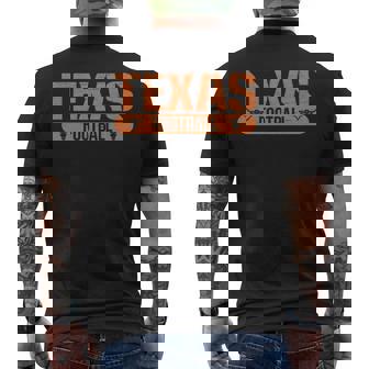 Texas Football Bulls Men's T-shirt Back Print | Mazezy