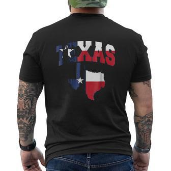 Texas Home I Love Texas The Lone Star State Texas Mens Back Print T-shirt - Thegiftio UK