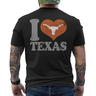 Texas Men Women Youth Sports Fan Football Gear Kids Men's T-shirt Back Print | Mazezy