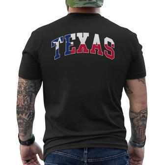 Texas Throwback Flag Of Texas Classic Men's T-shirt Back Print - Thegiftio UK