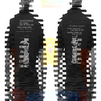 Thank You For Being My Daddy Dog If Some Other Fathers Day Men's T-shirt Back Print - Thegiftio UK