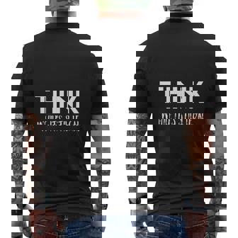 Think While It's Still Legal Resist Political T-Shirt Mens Back Print T-shirt - Thegiftio