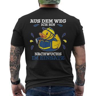 Thw Junior In Einsatz Technical Hilfswerk Aus Dem Weg T-Shirt mit Rückendruck - Seseable