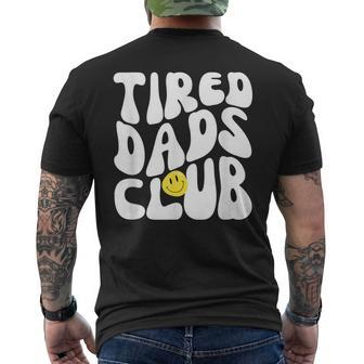 Tired Dads Club Dad Father's Day Men's T-shirt Back Print - Thegiftio UK