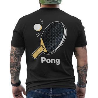 Tischtennis Partner Tischtennisschläger Ping Pong T-Shirt mit Rückendruck - Geschenkecke