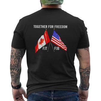 Together For Freedom Fjt Fjb Mens Back Print T-shirt | Mazezy AU
