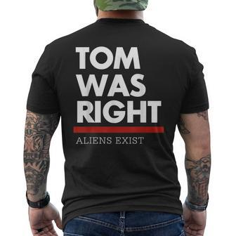 Tom Was Right Men's T-shirt Back Print - Thegiftio UK