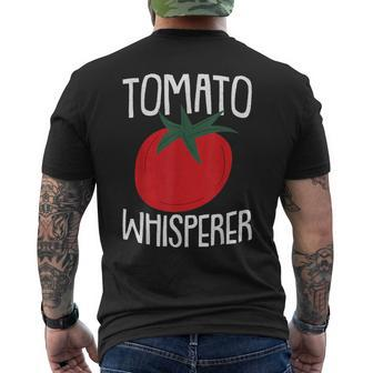 Tomato Whisperer Fathers Day Gardening Dad-Dy Dada Gardener Men's T-shirt Back Print - Monsterry CA