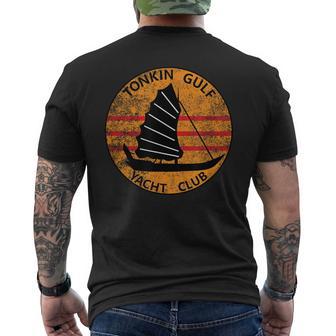 Tonkin Gulf Yacht Club 7Th Fleet Vietnam Patch Tonkin Gulf Men's T-shirt Back Print - Monsterry