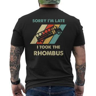 I Took The Rhombus Math Nerd Mens Back Print T-shirt - Seseable