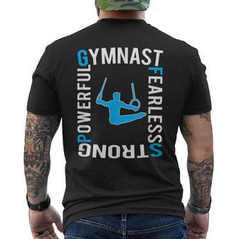 Top Best Boys & Gymnastics Strong Men's T-shirt Back Print - Thegiftio UK