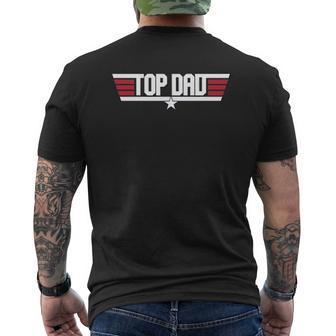 Top Dad Mens Back Print T-shirt | Mazezy