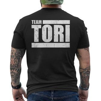 The Tori Challenge Team Tori Distressed Men's T-shirt Back Print - Monsterry AU