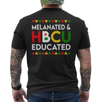 Historically Black College University Student Hbcu Melanated Mens Back Print T-shirt - Thegiftio UK