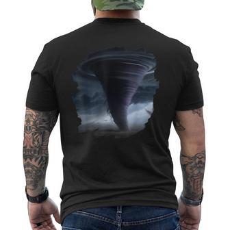 Tornado Storm Tornados Nature Weather Chaser Meteorologist Men's T-shirt Back Print - Monsterry CA