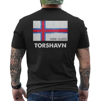 Torshavn Faroe Islands Flag Of Faroe Islands Mens Back Print T-shirt - Thegiftio UK