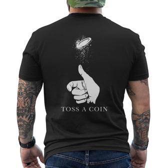 Toss A Coin To Your Video Game Rich Player In Medieval Games Men's T-shirt Back Print - Monsterry AU