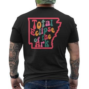 Total Eclipse Of The Ark Arkansas Eclipse 2024 Men's T-shirt Back Print - Seseable