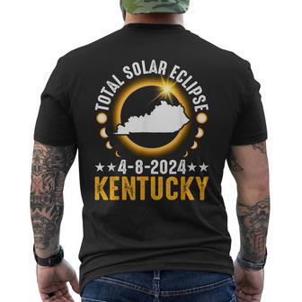 Total Solar Eclipse 2024 Kentucky April 8 America Totality Men's T-shirt Back Print | Mazezy AU