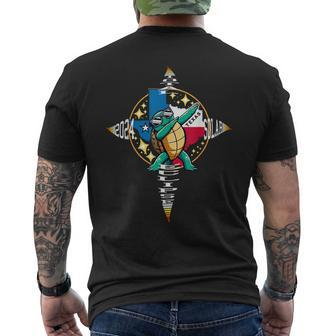 Total Solar Eclipse 2024 Path American Slider Turtle Eclipse Men's T-shirt Back Print | Mazezy