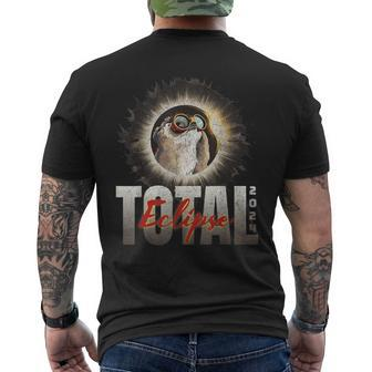 Total Solar Eclipse 2024 Sloth Men's T-shirt Back Print - Thegiftio UK