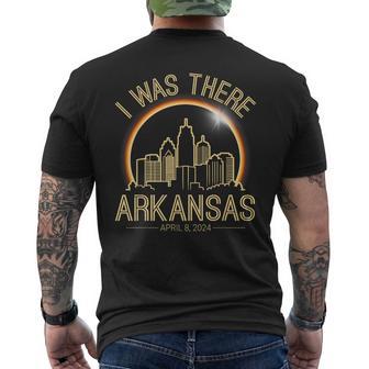 Total Solar Eclipse April 8 2024 Arkansas Totality Souvenir Men's T-shirt Back Print - Monsterry AU