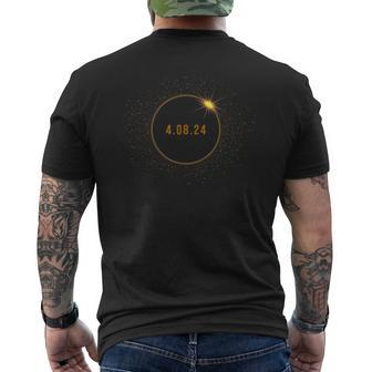 Total Solar Eclipse April 8 2024 Dark Sky Women Men's T-shirt Back Print | Mazezy