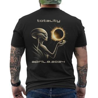 Total Solar Eclipse April 8 2024 Men's T-shirt Back Print | Mazezy