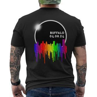 Total Solar Eclipse Buffalo April 8Th 2024 Men's T-shirt Back Print - Seseable