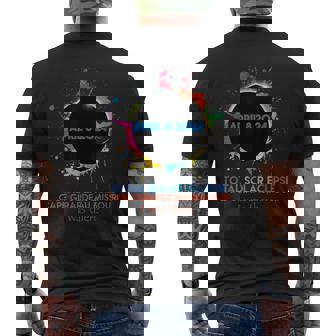 Total Solar Eclipse Cape Girardeau Missouri 2024 I Was There Men's T-shirt Back Print | Mazezy