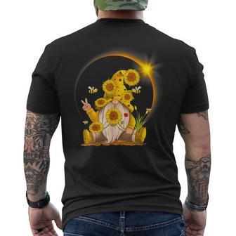 Total Solar Eclipse Gnome 2024 Totality Spring April 4 2024 Men's T-shirt Back Print | Mazezy