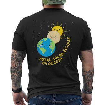 Totale Sonnenfinsternis 2024 Süße Sonnenfinsternis T-Shirt mit Rückendruck - Geschenkecke