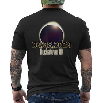 Totality 4-8-2024 Hochatown Oklahoma Men's T-shirt Back Print - Seseable