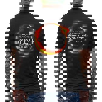 Totality 4082024 Total Solar Eclipse 2024 Men's T-shirt Back Print - Thegiftio