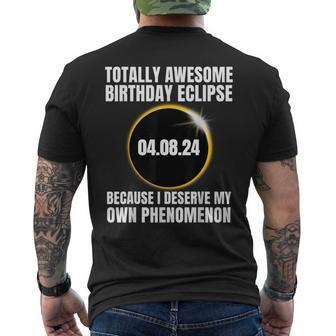 Totality Awesome Birthday Eclipse Total Solar Eclipse Men's T-shirt Back Print | Mazezy