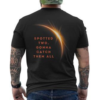 Totality Eclipse Twice In Lifetime Total Solar Eclipse 2024 Men's T-shirt Back Print | Mazezy