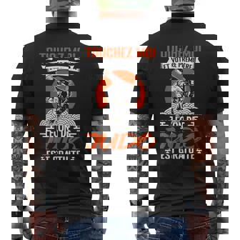 Touchez Moi Judo Arts Martiaux Maillot Judo T-shirt imprimé au dos - Cadeauxyz