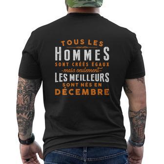 Tous Les Hommes Decembre T-shirt imprimé au dos - Cadeauxyz