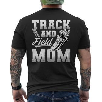 Track And Field Mom Sports Athlete Men's T-shirt Back Print | Mazezy CA