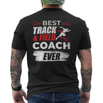Track And Field Sport Coach Men's T-shirt Back Print - Monsterry