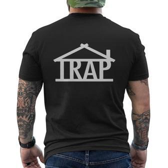 Trap House Crew T-Shirt Mens Back Print T-shirt - Thegiftio UK
