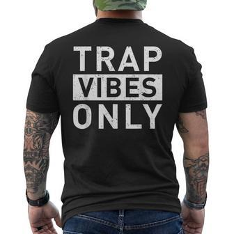 Trap Music Vibes Rap Music Rapper Hip Hop Musician Men's T-shirt Back Print - Monsterry