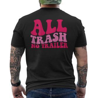 All Trash No Trailer On Back Men's T-shirt Back Print - Monsterry UK