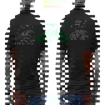 Travel More To Explore Anywhere You Want To Go Mens Back Print T-shirt - Thegiftio