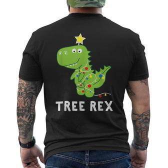 Tree Rex Dinosaur Pyjamas T-Shirt mit Rückendruck - Seseable