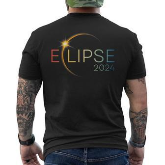 Trending Total Solar April 8 2024 Sun Eclipse T-Shir Men's T-shirt Back Print | Mazezy
