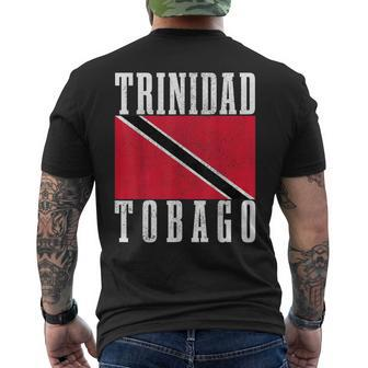 Trinidad & Tobago Trinidadian Tobagonian Flag Pride Men's T-shirt Back Print - Monsterry UK