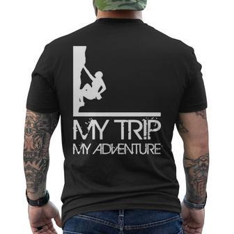 My Trip My Adventure Men's T-shirt Back Print | Mazezy